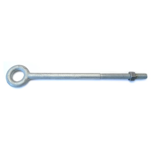 Midwest Fastener Eye Bolt 1/2"-13, Steel, Hot Dipped Galvanized 54582